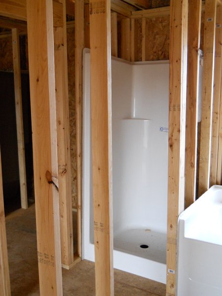 Framed Master Bath Shower